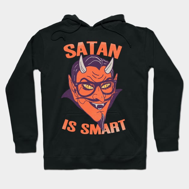 Satan Is Smart Hoodie by Hillary White Rabbit